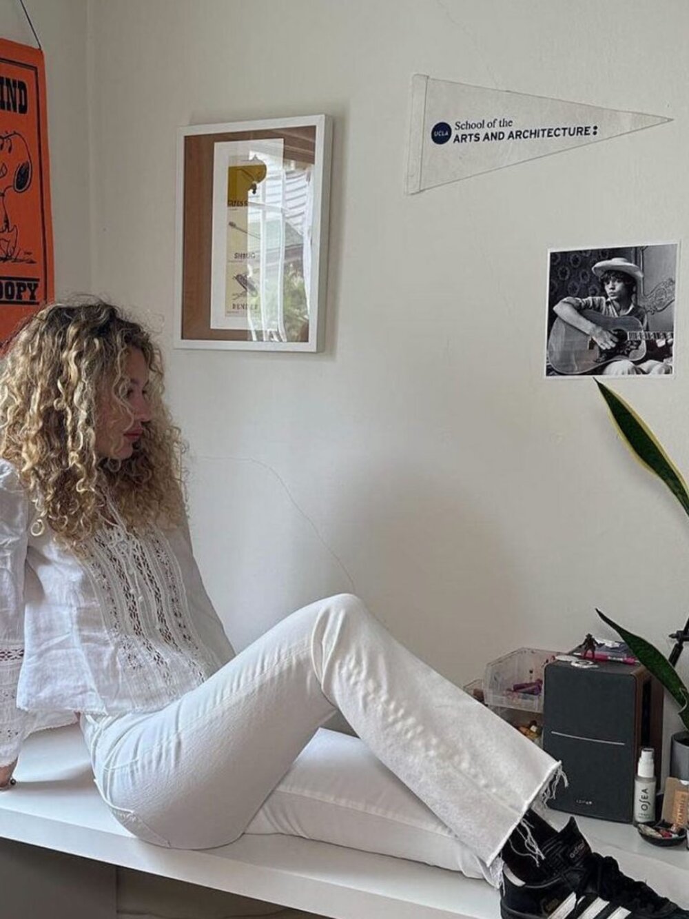 MOTHER The Hustler Ankle Fray Jeans Fairest Of Them All White Size 31
